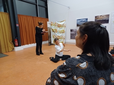 Photo du spectacle de danse par la compagnie ensuite En Corps